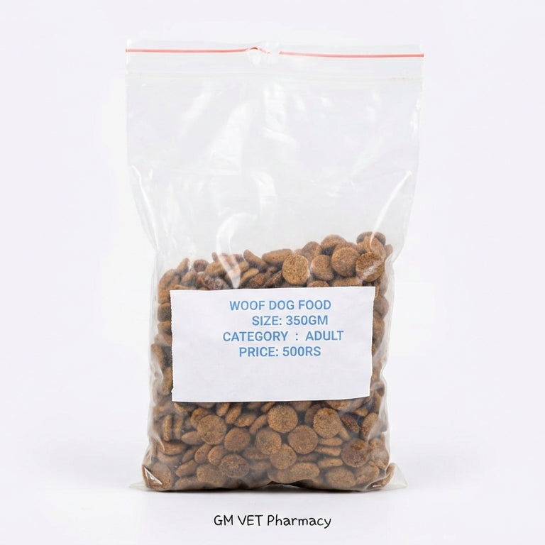 WOOF DOG FOOD 350GM
