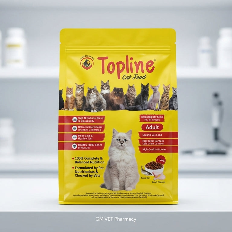 TOPLINE CAT FOOD 1.2KG