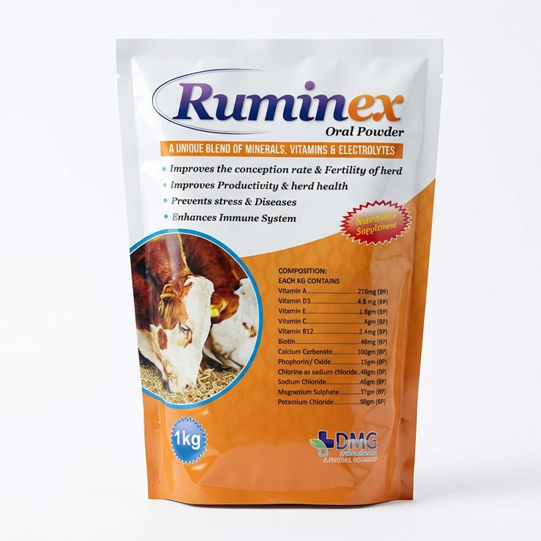 Ruminex 1kg calcium powder